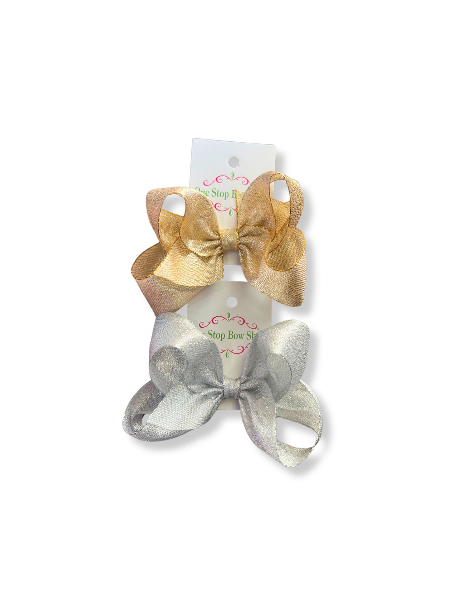 One Stop Bow Shop OS- Large Metallic Bow #1313