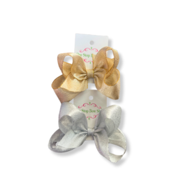One Stop Bow Shop OS- Large Metallic Bow #1313
