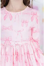 Mila & Rose Mila & Rose- Blushing Bows Twirl Dress