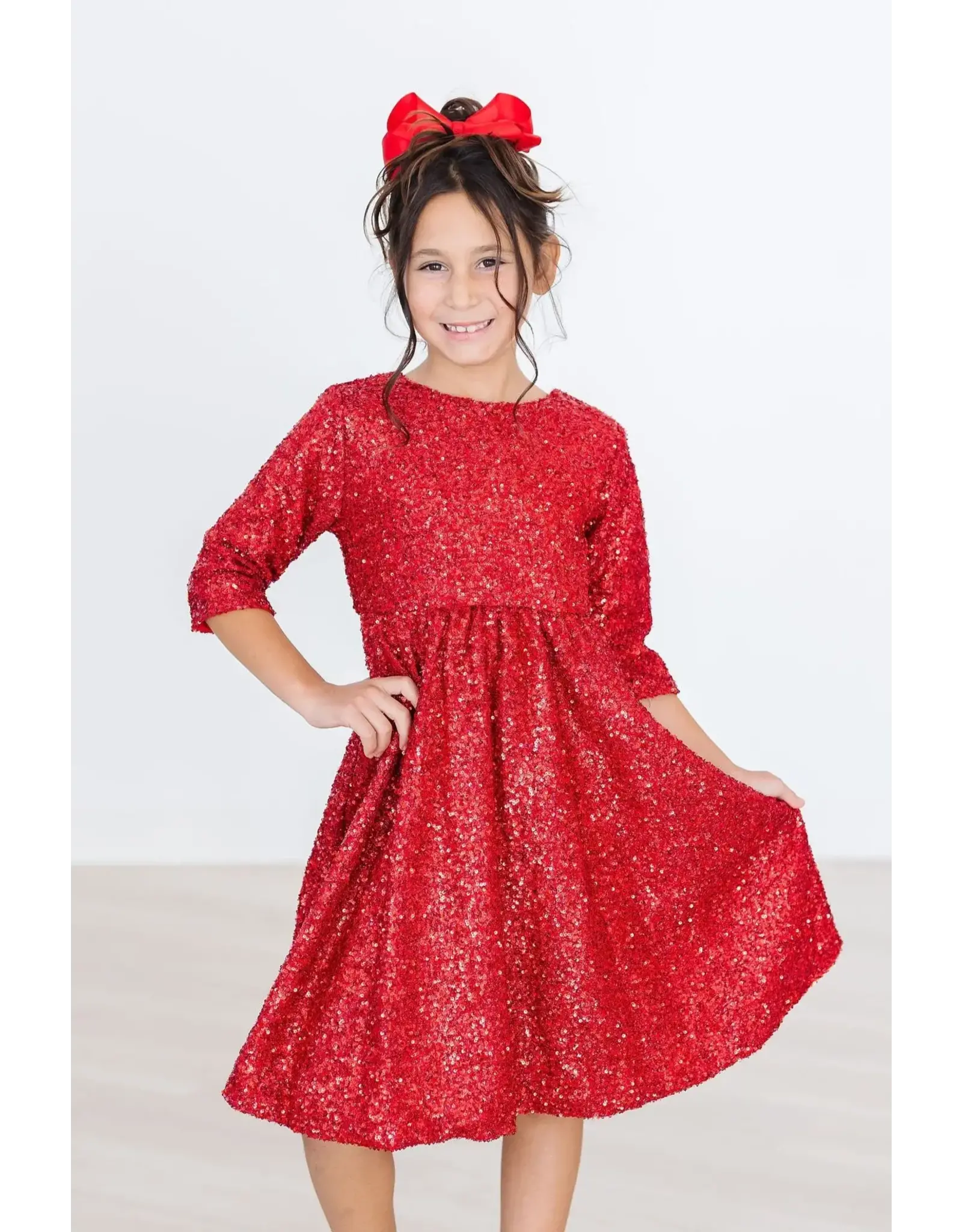Mila & Rose Mila & Rose- Red Sequin Dress