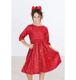 Mila & Rose Mila & Rose- Red Sequin Dress