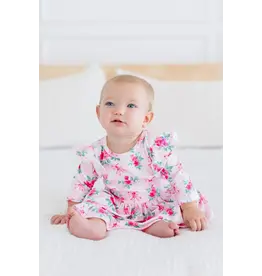 Mila & Rose Mila & Rose-  Gingham Bows Twirl Flutter Bodysuit