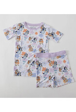 Jensen's Jammies Jensen Jammies- Pups & Petals Short Set