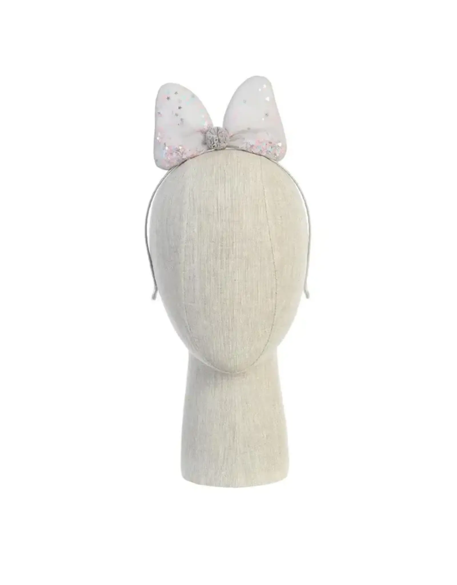 Dear Ellie- Gray Mouse Bow Headband