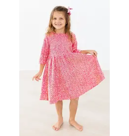Mila & Rose Mila & Rose- Hot Pink Sequin Dress