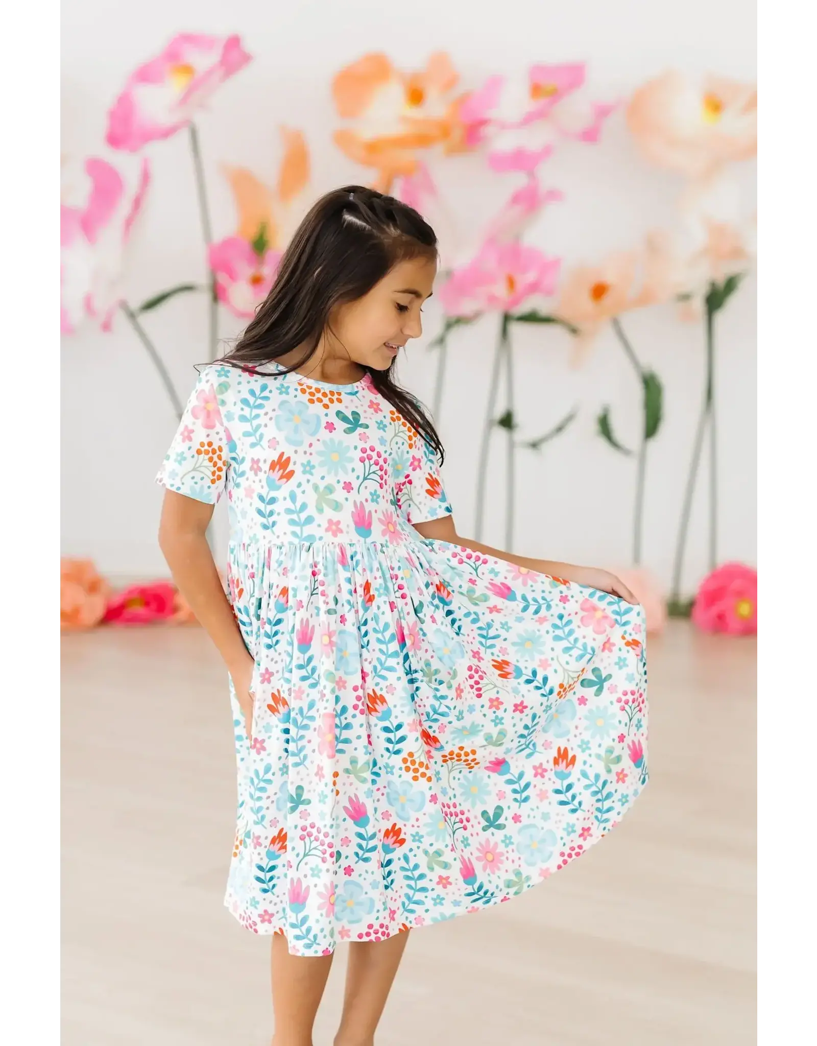Mila & Rose Mila & Rose- Sunlit Garden Pocket Twirl Dress