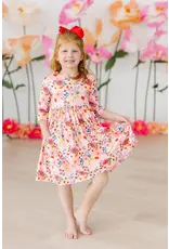 Mila & Rose Mila & Rose- Bouquet Beauty Pocket Twirl Dress