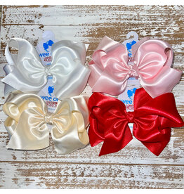 Wee Ones- King French Satin HairBow