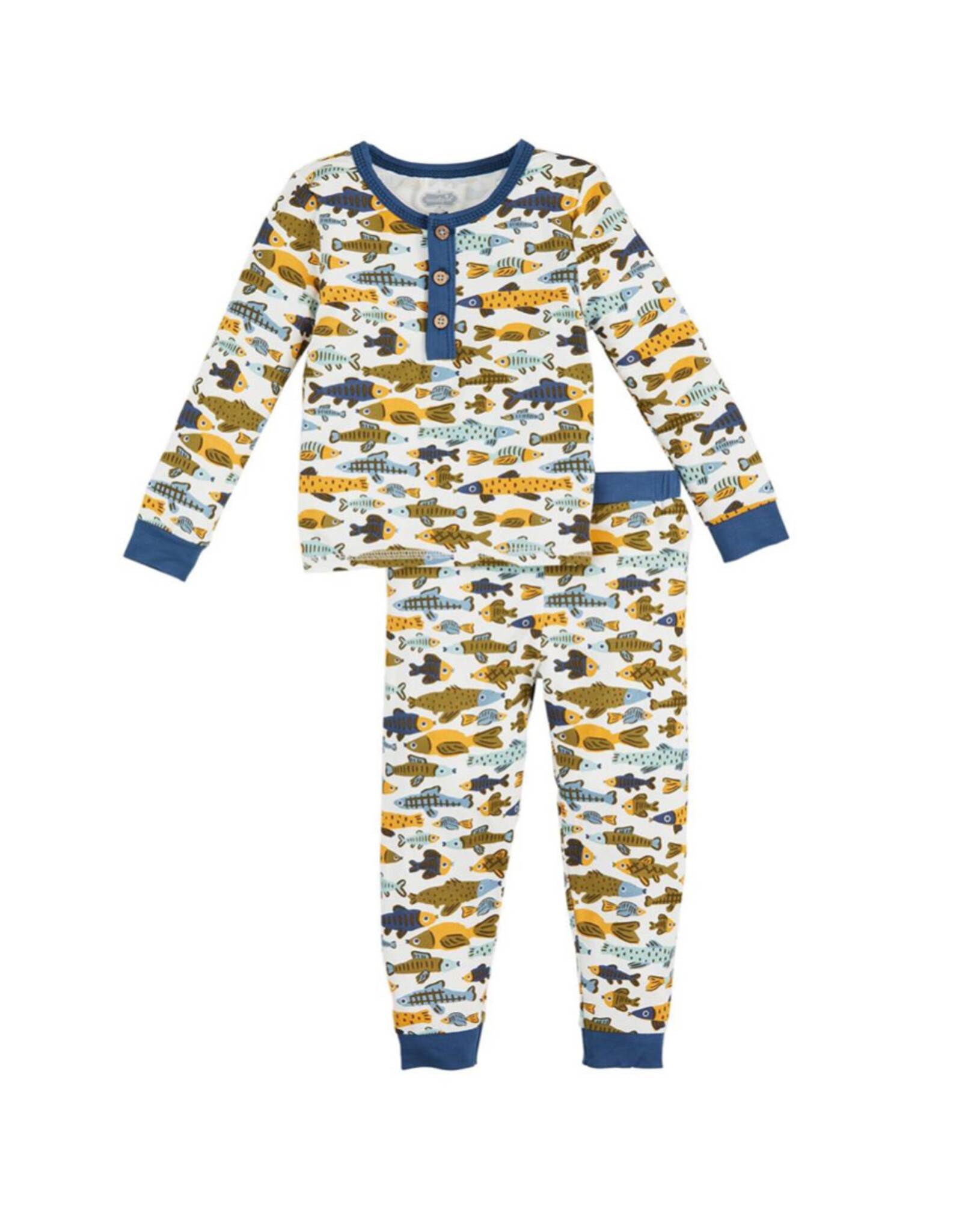 Mudpie Mud Pie-Gone Fishing Pajamas