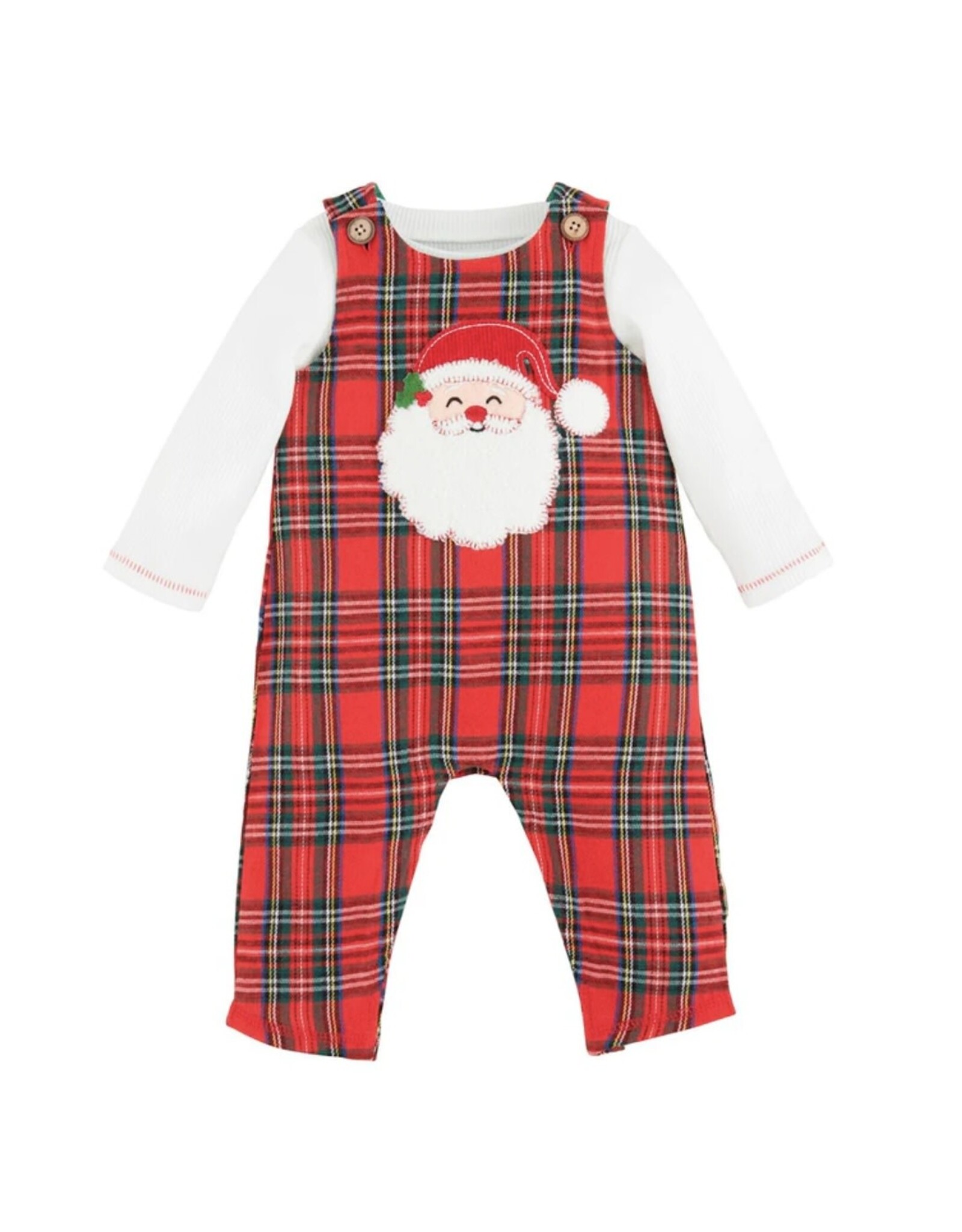 Mudpie Mud Pie- Santa Tartan Longall Set