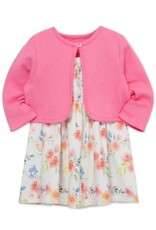Little Me Little Me- Rose Knit Dress Set