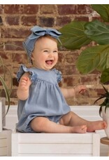 Mabel & Honey Mabel & Honey- Sunset Fields Denim Romper