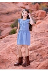 Mabel & Honey Mabel & Honey- Sunset Field Denim Dress