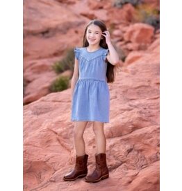 Mabel & Honey Mabel & Honey- Sunset Field Denim Dress