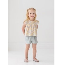 Mabel & Honey Mabel & Honey- Mila Yellow 2pc Short Set