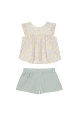 Mabel & Honey Mabel & Honey- Mila Yellow 2pc Short Set