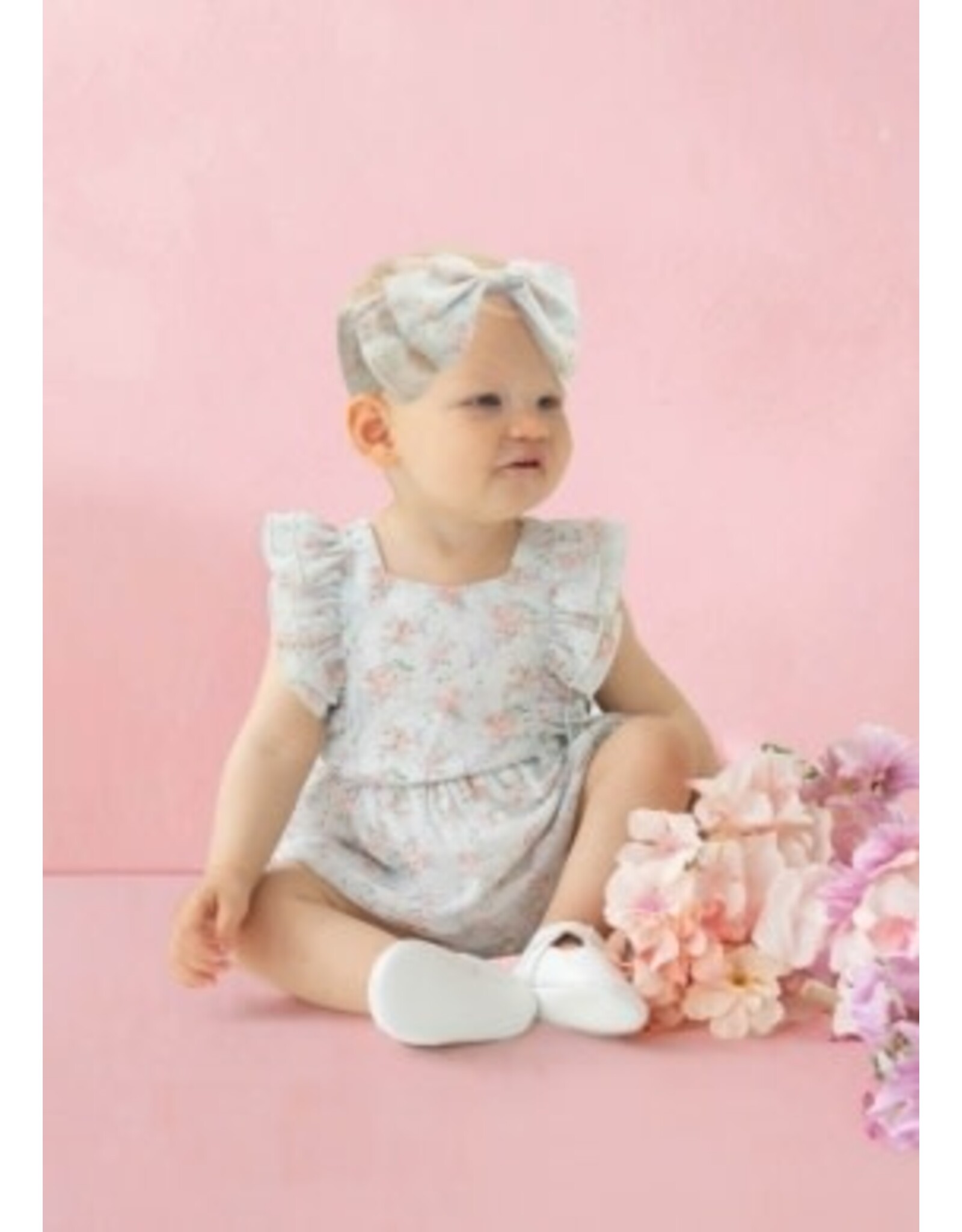 Isobella & Chloe Isobella & Chloe- Eden Blue Romper