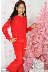 Paper Flowers- Red Star Rhinestone Sweatshirt