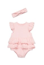 Little Me Little Me- Rose Lace Bubble Set