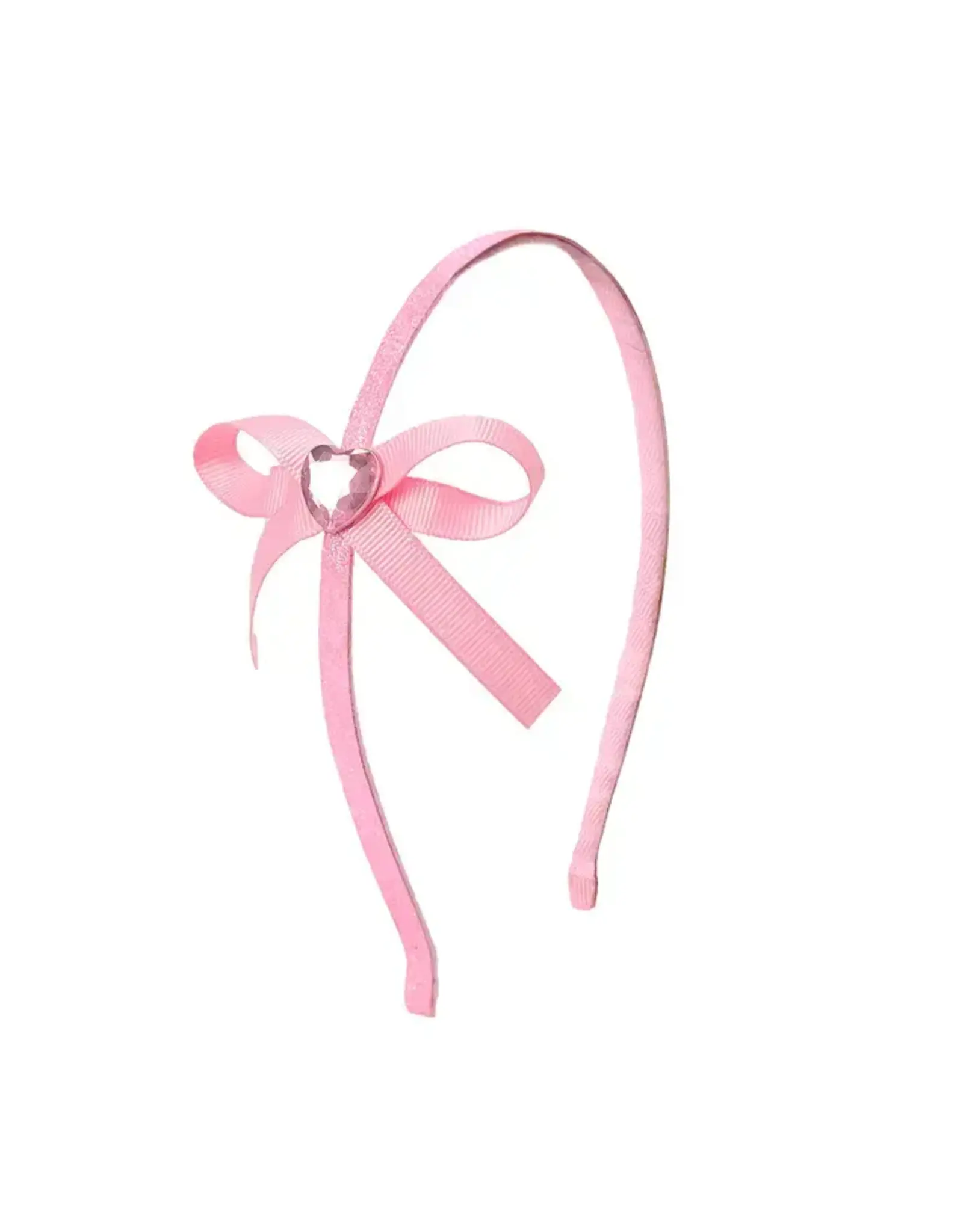 Sweet Wink- Dainty Heart Bow Headband