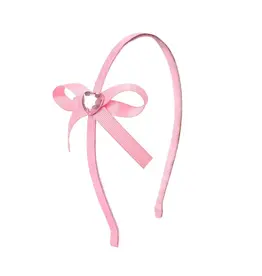 Sweet Wink- Dainty Heart Bow Headband