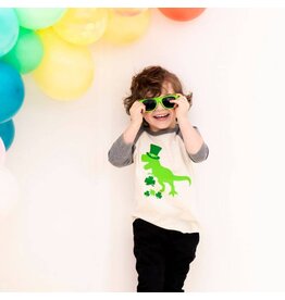 Sweet Wink- Luckysaurus L/S Heather Shirt