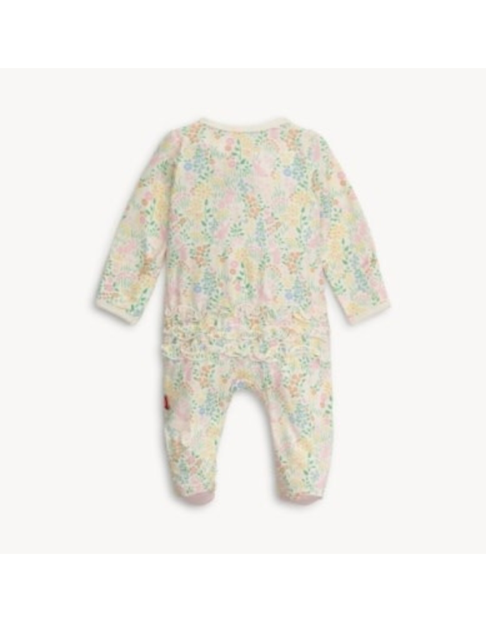 Magnetic Me Magnetic Me- Hoppy Garden Modal Ruffle Footie