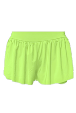 Suzette Suzette- Lime Green Flowy Short