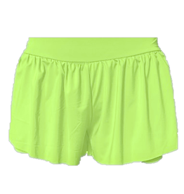 Suzette Suzette- Lime Green Flowy Short