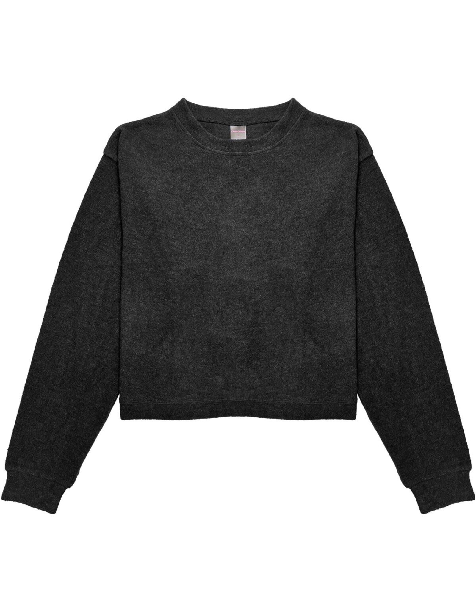 Suzette Suzette- Black Cuddle Soft Crew Neck