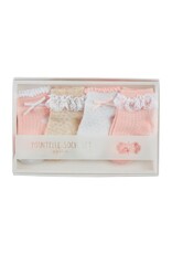 Mudpie Mud Pie- Pointelle Sock Box Set 0-12M