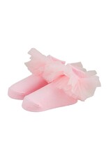 Mudpie Mud Pie- Solid Pink Tutu Socks
