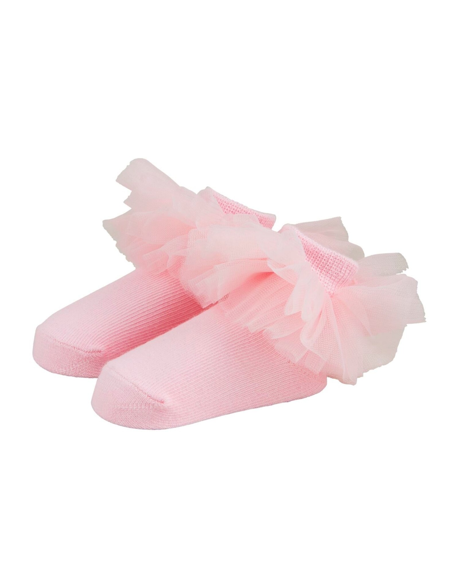 Mudpie Mud Pie- Solid Pink Tutu Socks
