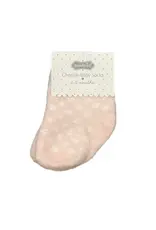 Mudpie Mud Pie- Chenille Pink Polka Dot Socks 0-12M