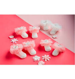 Mudpie Mud Pie- Tutu Socks 0-12M