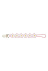 Mudpie Mud Pie- Pink Flower Silicone Pacy Strap