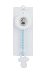 Mudpie Mud Pie- White Pacy Strap & Teether Set