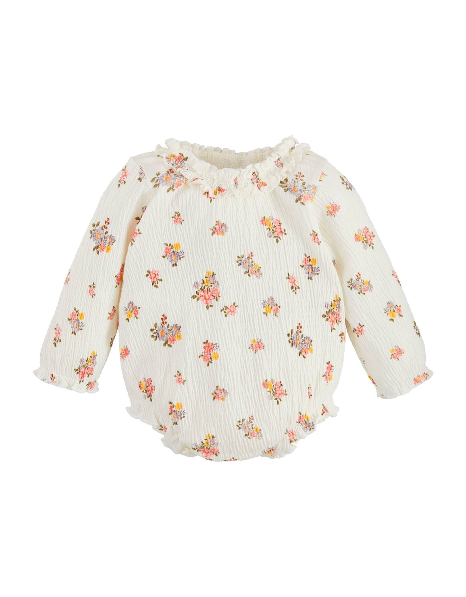 Mudpie Mud Pie- Ivory Floral Crawler