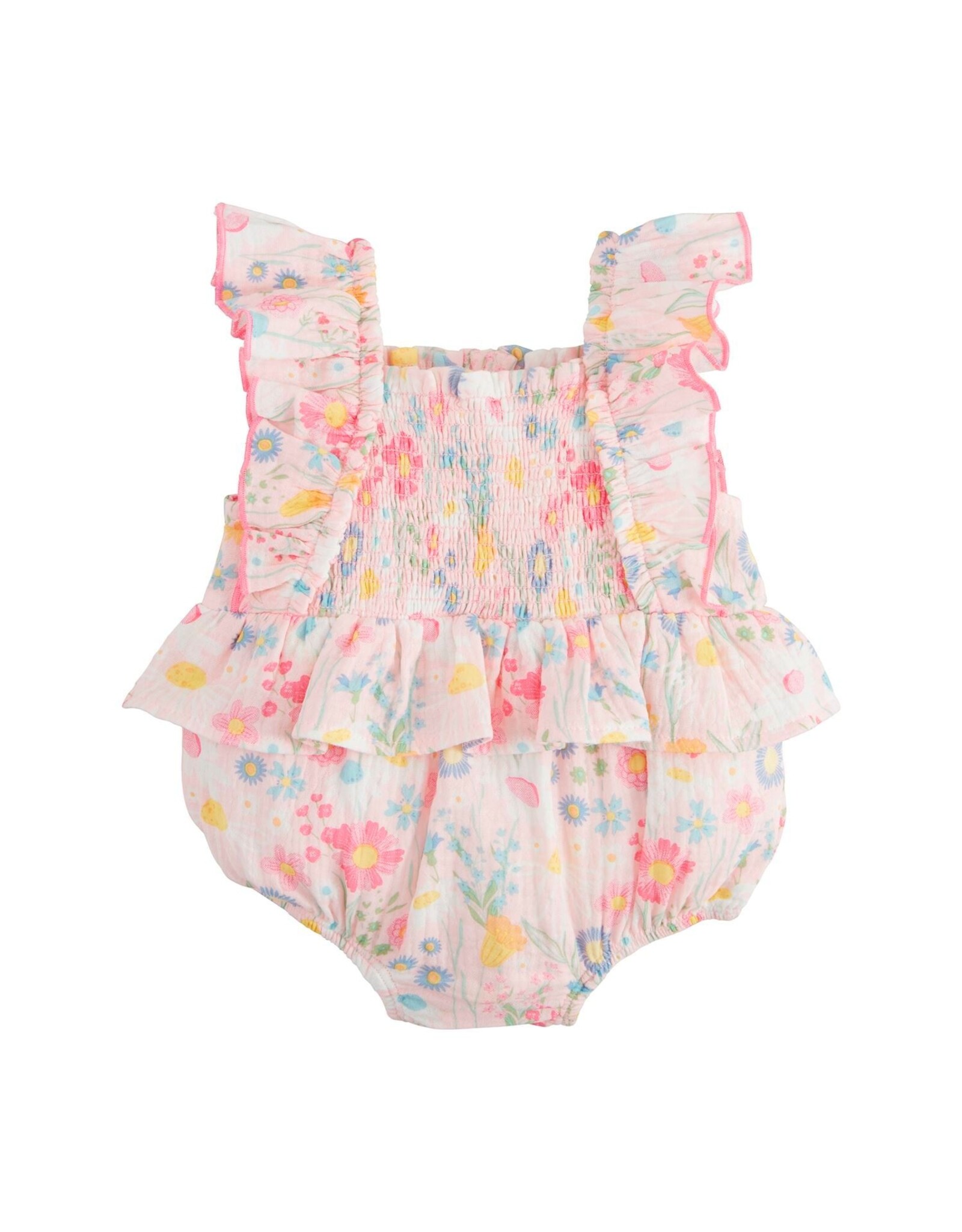 Mudpie Mud Pie- Pink Multi Floral Bubble