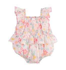 Mudpie Mud Pie- Pink Multi Floral Bubble