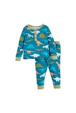 Mudpie Mud Pie-Boy Dino Glow Pajamas