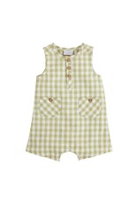 Mudpie Mud Pie-  Green Gingham Shortall