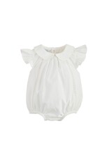 Mudpie Mud Pie- White Collared Poplin Bubble