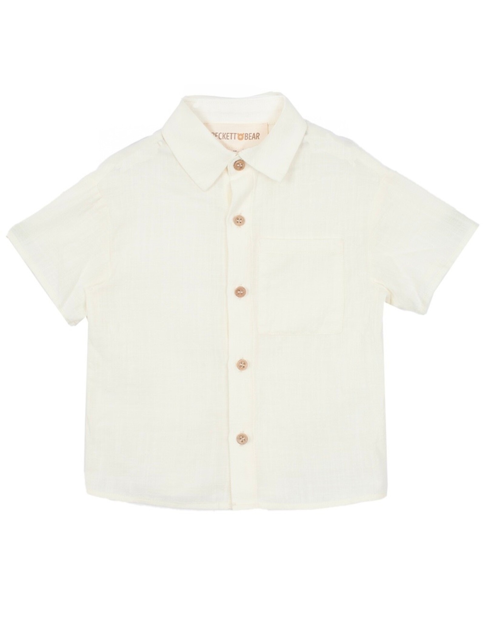 Beckett Bear Beckett & Bear- Noah White Top