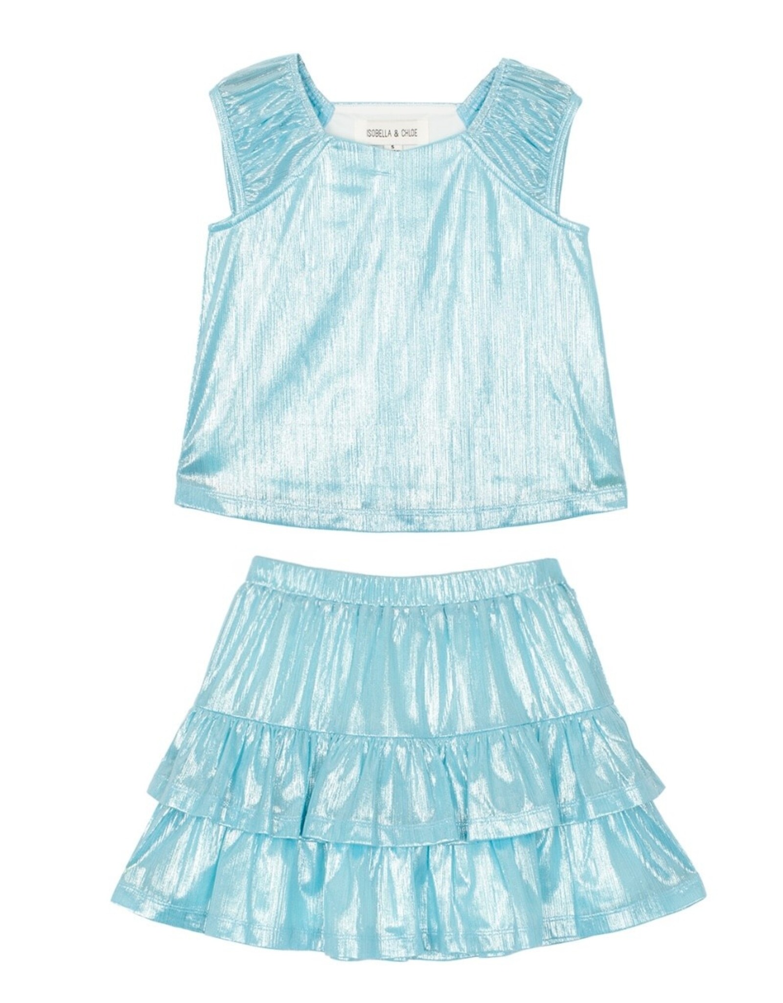 Isobella & Chloe Isobella & Chloe- Party Girl 2pc Blue Set