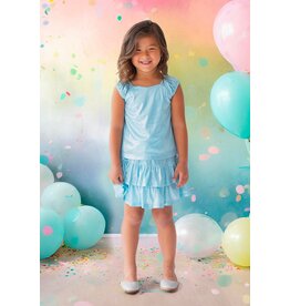 Isobella & Chloe Isobella & Chloe- Party Girl 2pc Blue Set