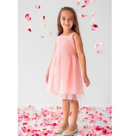 Isobella & Chloe Isobella & Chloe- Pink Princess Sleevless Dress