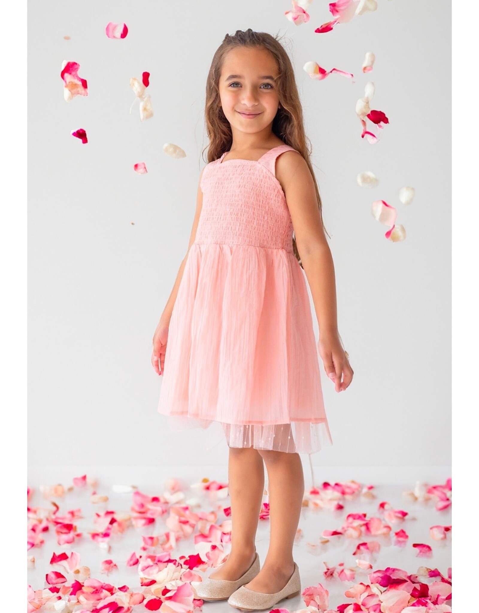 Isobella & Chloe Isobella & Chloe- Pink Princess Sleevless Dress