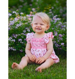 Mabel & Honey Mabel & Honey- Watermelon Sugar Romper