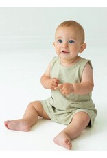 Mabel & Honey Mabel & Honey- Check It Out Green Romper